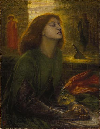 Dante Gabriel Rossetti Beata Beatrix France oil painting art